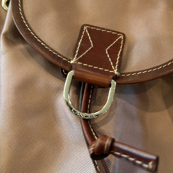 LANCEL PARIS backpack in pink and brown - Picture 2 of 5